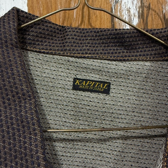 ‼️KAPITAL Men's Japan Made Denim Jacket Size 6 Boro Indigo No. 5 Jacket Coat‼️ - Picture 3 of 14